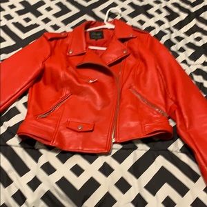 Red Zara jacket